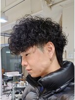 パール(PEAR+L)&nbsp;波巻き風プードルパーマ　【麻生侑佑】