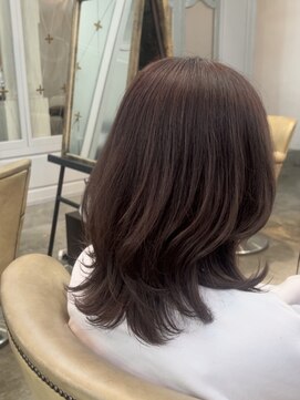 レガーレ(Legare) 【広島韓国ヘア】韓国くびれミディアム×カシスピンクカラー