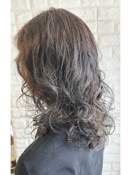 松本平太郎美容室 国立店 ロングウェーブ×クリープパーマ