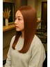 【ご新規様限定】カット+髪質改善ストレート+艶カラー+トリートメント