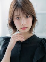 モッズヘア 上尾西口店(mod's hair)&nbsp;シースルーバング伸ばしかけレイヤーロブA1上尾20代30代40代