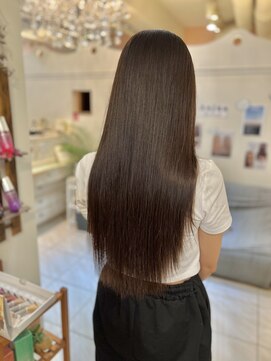 フレイストート(Frais Tout) 髪質改善縮毛矯正/美髪矯正/ブルーブラック/ロングヘア艶髪