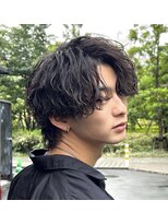 アストラ(ASTRA) MEN’S HAIR/波巻きツイストスパイラル/リバースセンターパート