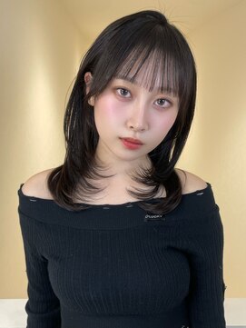 アイトーキョーエス 渋谷(AI TOKYO S) ミディアムレイヤー/レイヤーカット/レイヤー/ヘアメ