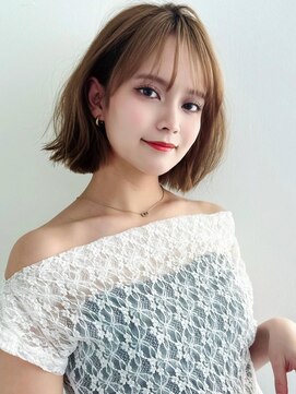 アグ ヘアー ラフ 知多店(Agu hair laugh) 《Agu hair》ブロンドくびれヘア×numberA.ヘアバター