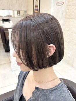 チル(Chill)の写真/手稲駅徒歩7分◇駐車場有◇顔周りのデザインと透明感カラーであなたに”本当に似合う”ショート・ボブを♪