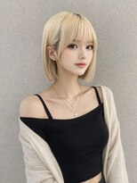 ルクス(Luxs)&nbsp;顎下2センチぱつっとボブ