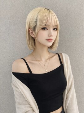 ルクス(Luxs) 顎下2センチぱつっとボブ