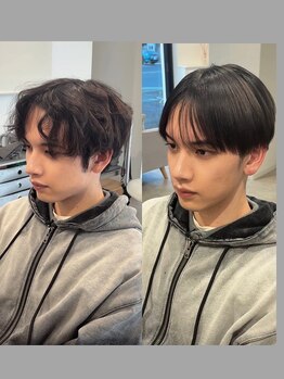 リベイル(LIVEIL)の写真/【茅ヶ崎駅南口/髪質改善】 自然、曲がる縮毛矯正！癖毛の悩みを完全解決★アイロン卒業も！