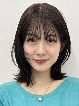 アイトーキョーエス 渋谷(AI TOKYO S) レイヤーボブ/オリーブベージュ/結べるボブ