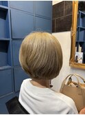 ノンジアミンカラー、白髪ぼかし