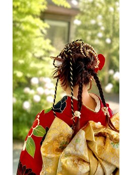 ジャンクスの写真/特別な日はもっと可愛く♪ 着付けとヘアセットで笑顔あふれる一日に！