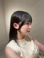 ミヨン 京橋店(miyon)&nbsp;韓国レイヤーカット×暗髪カラー×髪質改善