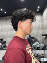 ザスーツブラザーズ 名古屋 金山店(THE SUITS BROTHERS) MEN'SHAIRウルフカルマパーマメンズミディアムイージーパーマ