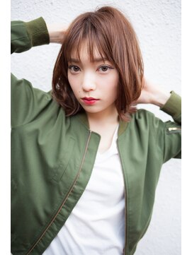 アール サロン ナゴヤ(Rr SALON NAGOYA) ゆるウェーブのボブ