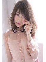 シーン(sCene) ☆sCene茨木☆ 切りっぱなしロブ 【イルミナカラー】