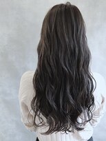 ムウ 難波(MOU)&nbsp;ハッシュカットフルバング似合わせカットレッドブラウン20代30代