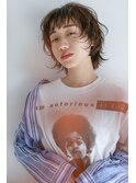 short(マッシュウルフ、ショートウルフ、ブラウン、ベージュ)