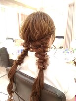 ヘアセットサロン ラシク(LaCQ)&nbsp;三つ編みアレンジ