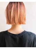美容専門誌の選ぶショートヘアNo1 ★ベビーオレンジ