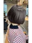 【DaVin中目黒】ブリーチなし　暗髪アッシュ　フレンチボブ