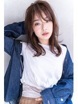 リアン(Lien)&nbsp;Lien☆前髪シースルーバング×オイルグロスイノアカラー　立川