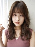 【eL 横浜】大人フェミニン 顔周りレイヤー 小顔 (大島)