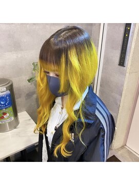 キャラ シャローネ 池袋(Chara Chalone) ミューズイエローカラーのグラデーション【池袋東口】