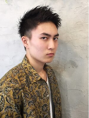 【新規限定】メンズカット+眉カット+ヘアスタイリング　￥7700 髪質に合わせたスタイルをご提案