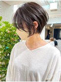 絶壁解消/ひし形/前下がり/大人ショートボブ/30代/40代★猪狩★