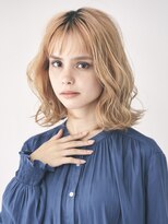 ルクスドレ 新宿(Luxe doree')&nbsp;外ハネボブ/グラデーションカラー/ペールベージュ[新宿]