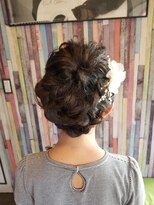 ロッキンヘアー(Rockin' hair) ヘアセット　アップスタイル　編み込み