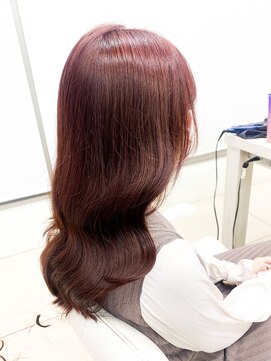 プロデュース 東橋本店(Produce) 韓国ゆる巻き×レッドピンク