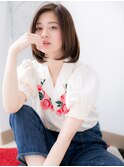 海浜幕張/髪質改善/ショコラピンク×内巻きワンカールボブa