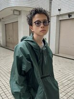 ヒュージ 三軒茶屋(huge)&nbsp;アップバング/束感ショート/ツーブロックマッシュ/コンマヘア