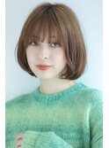 重めナチュラルボブ【髪質改善・トリートメント・縮毛矯正】