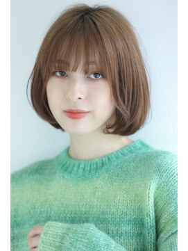オブハーツ 若葉台店(OF HEARTS) 重めナチュラルボブ【髪質改善・トリートメント・縮毛矯正】