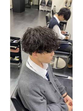メンズサロンドットリアン(dot. lien) カット+波巻きスパイラルパーマ