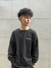 メンズカット＋スペインカールorプードルパーマ　￥12500