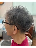 メンズミドル世代パーマスタイル