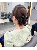 【お呼ばれ】カチモリタイトシニヨン