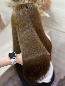 エルバイラビス 大宮(elu by lovis) 《chihina》オリーブベージュ/Wカラー/艶カラー/韓国/大宮