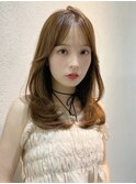 髪質改善＊顔回り似合わせカットベージュ＊美髪【Zina南草津】 