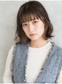 【ナチュラル質感♪】ゆる巻きボブ