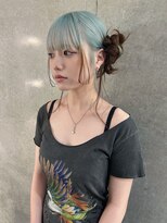 ペレ 梅田(PELE)&nbsp;前髪/アンブレラカラー/こなれミディ/イメチェン/ウェーブパーマ