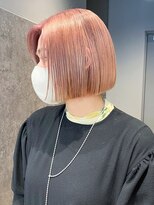シオン(shion)&nbsp;ピンクヘアーピンクグレープフルーツ小顔秋色_ba394171
