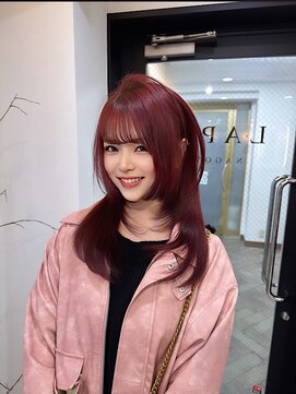 ラピス 名古屋駅前店(Lapis) ボルドカラー／レイヤーカット/名駅