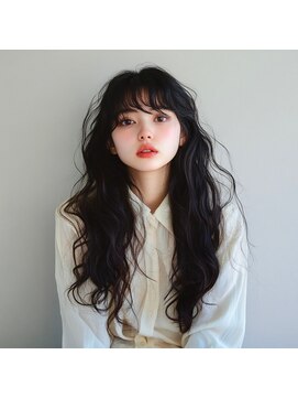 ラナ 新宿(lana) コテ巻きパーマ/シースルーバング/前髪パーマ