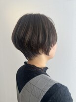 ランプヘアーデザイン(LAMP HAIR DESIGN)&nbsp;【堀田 奈穂】丸みショート/グレー/30代40代