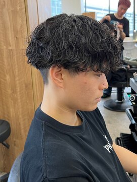 エルマーク 枚方(L-MARK) 波巻きパーマスパイラルパーマツイストスパイラルパーマメンズ